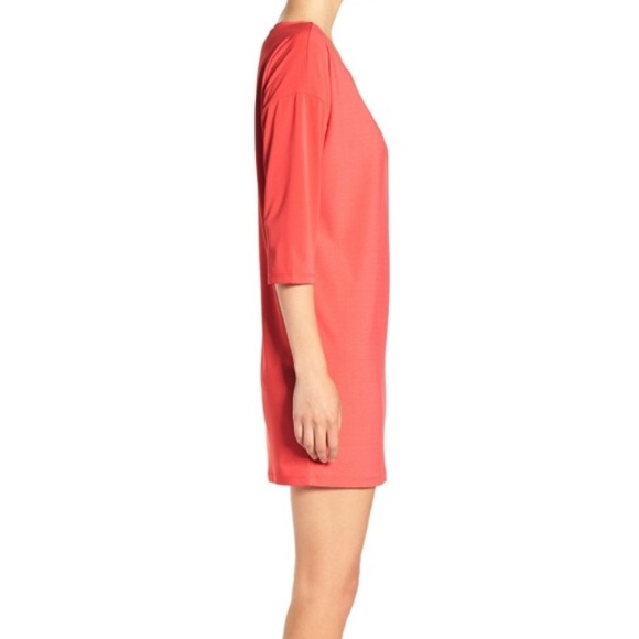 Merlot 3/4 Sleeve Dress - Picture 5 of 6